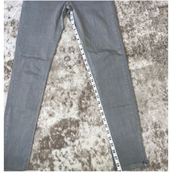 GILDED INTENT gray light wash moto style 27" waist multiple zippers w/stretch - Picture 11 of 11